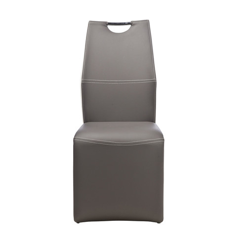 3S. x Home - Lot de 4 Chaises métal assise pvc  - Chaise Design