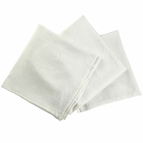 Lot de 3 serviettes froissé permanent Becquet Becquet Linge de maison