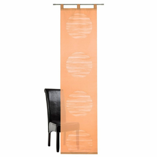 DEKO TRENDS - Panneau japonais semi-transparent finition pattes Deko Trends - Orange - Promo Linge de maison