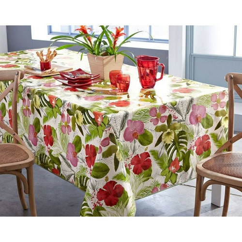 Becquet - Nappe motif tropicales Becquet - Multicolore - Linge de table