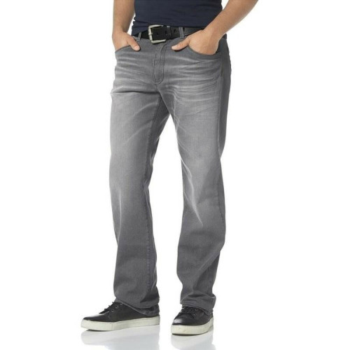 Rhode Island - Jean coupe droite Rhode Island Reed homme - Gris - Jeans Droits Homme