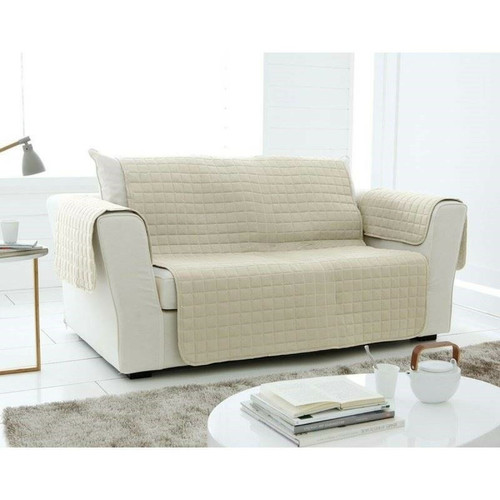 Becquet - Protège-fauteuil et canapé matelassé Becquet - Beige - Housse De Canapé Et Chaise Design