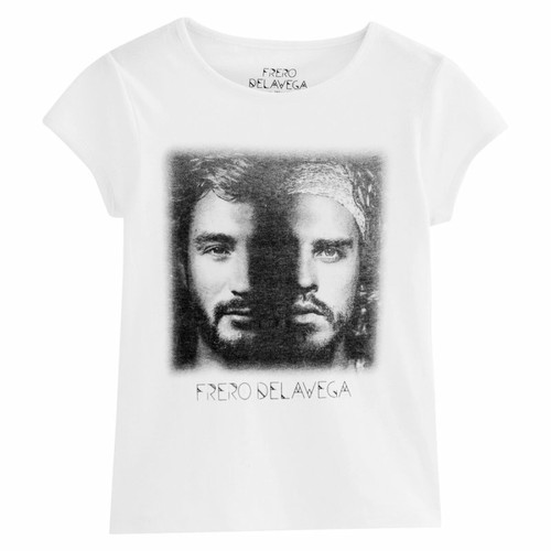 T-Shirt Frero Delavega à manches courtes fille Universal - Blanc en coton Universal Music LES ESSENTIELS ENFANTS