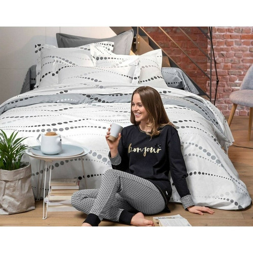 Becquet - Taie d'oreiller ou de traversin motif à pois BECQUET - Multicolore - Linge de lit imprime