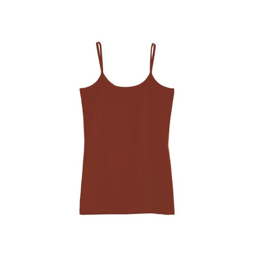 Tee-shirt uni à bretelles maille élastique femme - Rouge 3 SUISSES Mode femme
