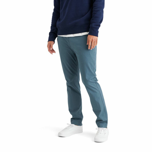 Dockers - Pantalon chino skinny California bleu canard en coton - Nouveautés