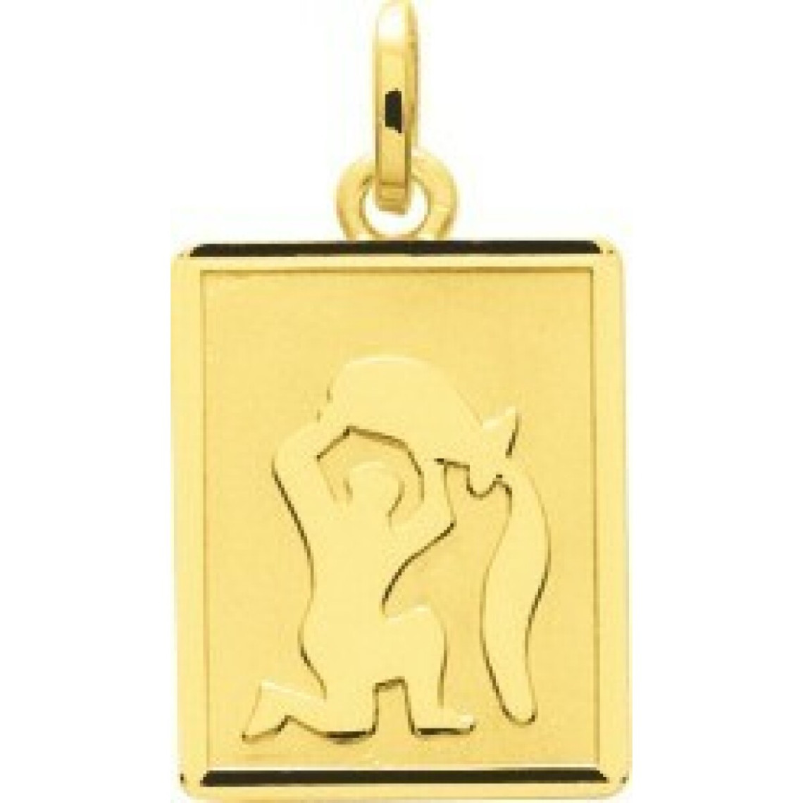 Médaille zodiaque verseau  or 750/1000 jaune (18K) Doré Stella LES ESSENTIELS ENFANTS