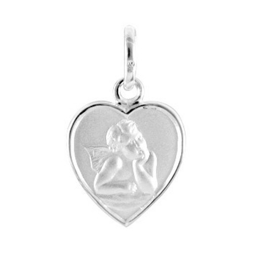Stella Bijoux - Médaille ange coeur argent - Stella Bijoux