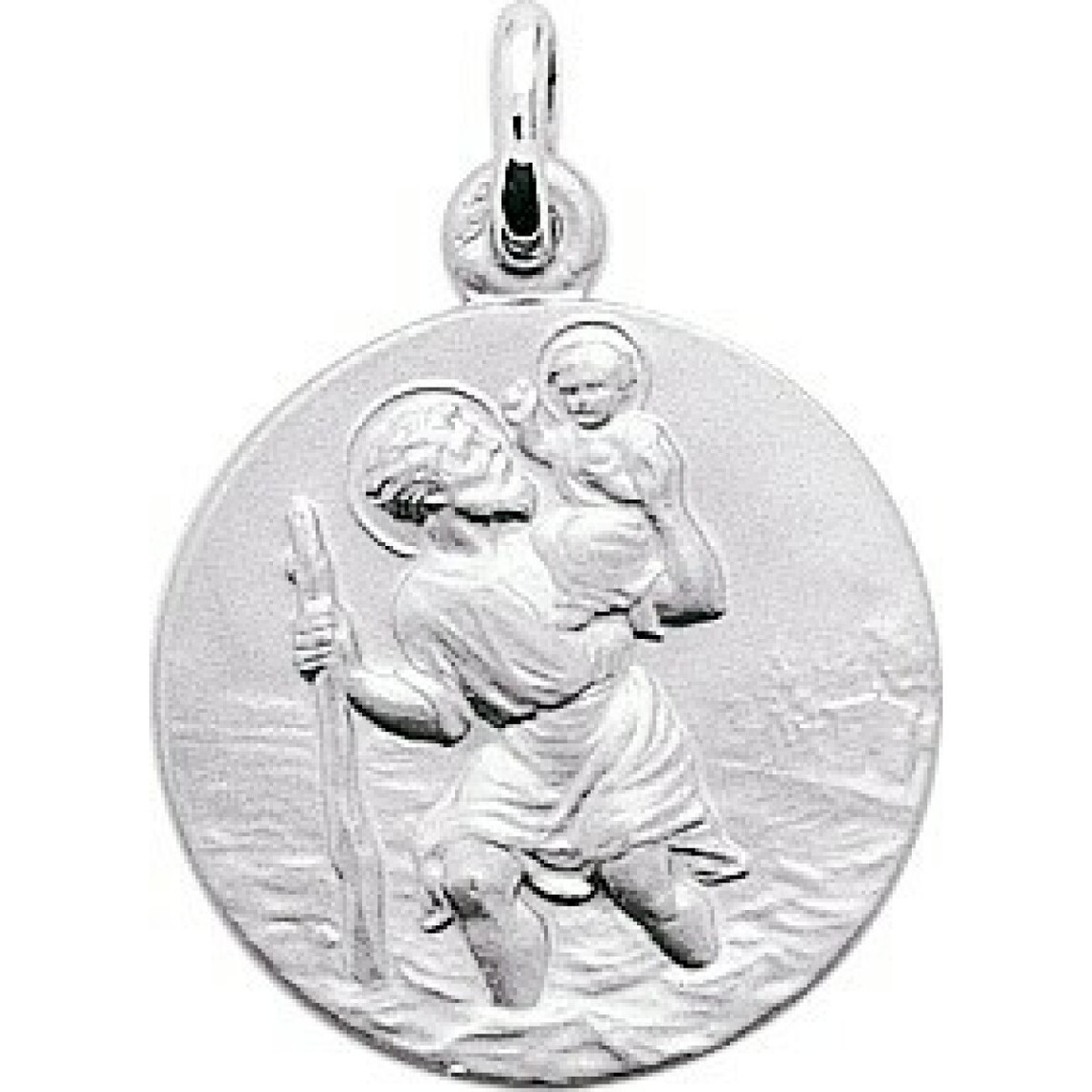 Médaille St-Christophe or 750/1000 jaune (18K) Argent Stella LES ESSENTIELS ENFANTS
