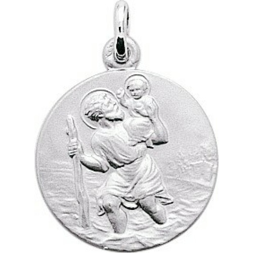 Médaille St-Christophe or 750/1000 jaune (18K)