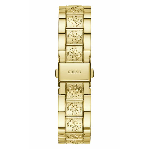 Montre Guess W1280L2 - ANNA Boîtier acier doré brillant avec cristaux cadran doré bracelet acier doré brillant  Femme Guess