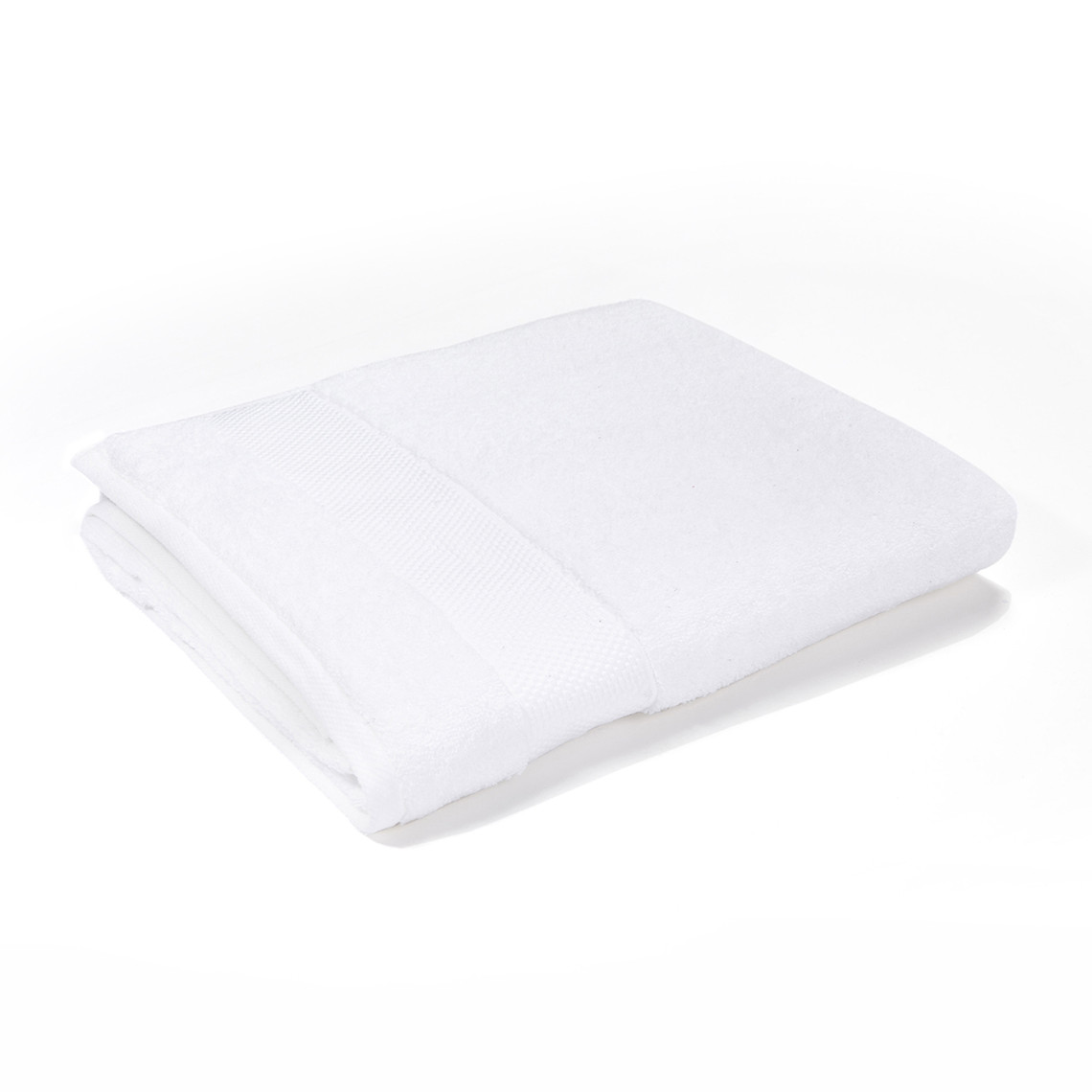drap de bain miami en coton  600g/m² - blanc
