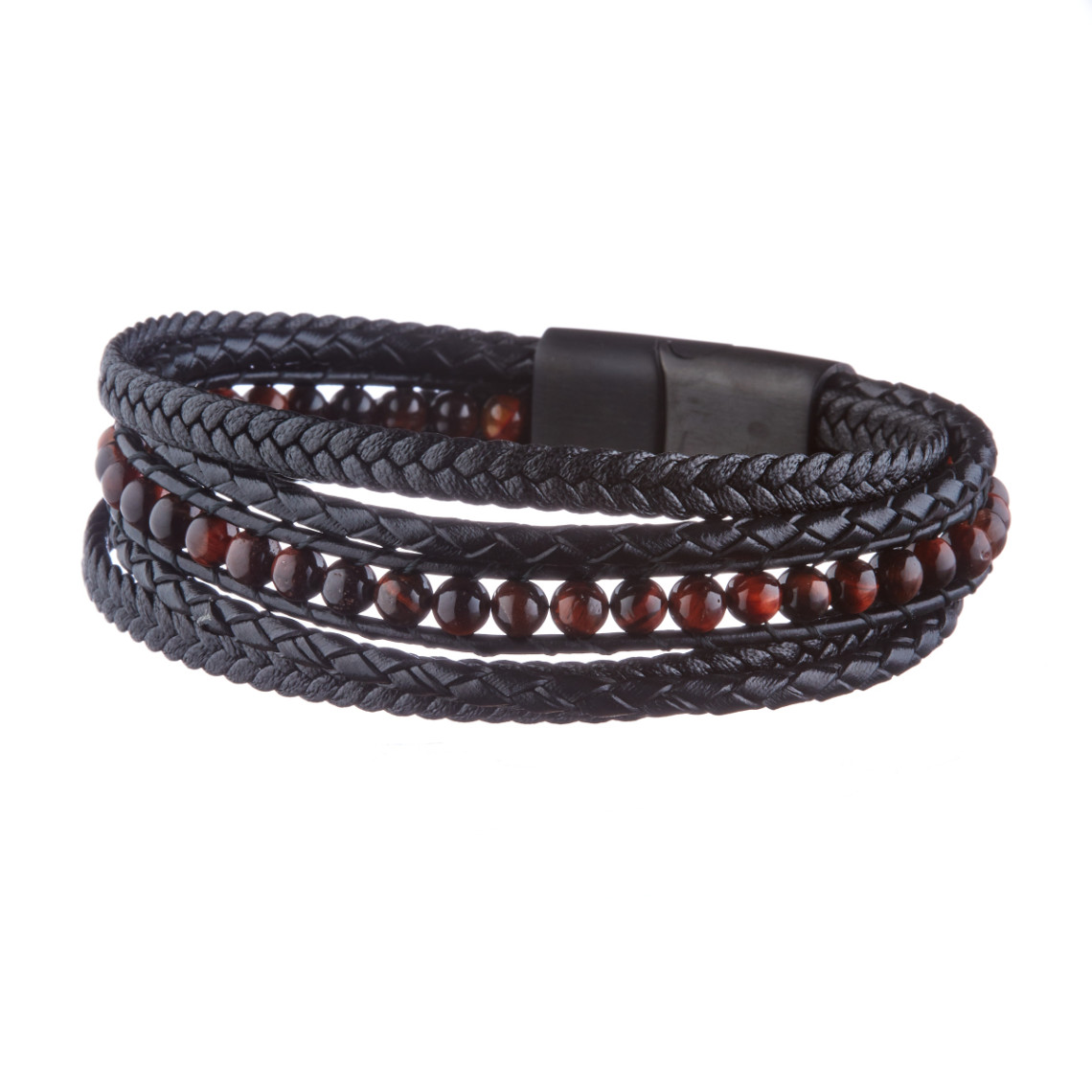 bracelet homme geographical norway  315043 - noir/marron