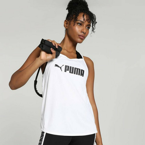 Puma - Debardeur Femme W PFIT BREATH TANK - T shirts blanc