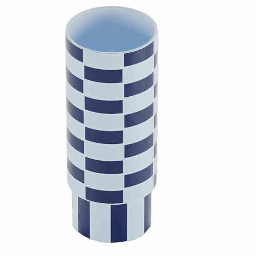 POTIRON PARIS - Vase tube bleu  - Vase Design