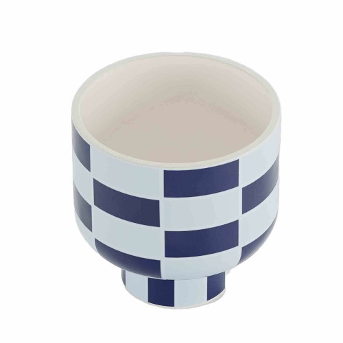 POTIRON PARIS - Vase rond bleu - Vase Design