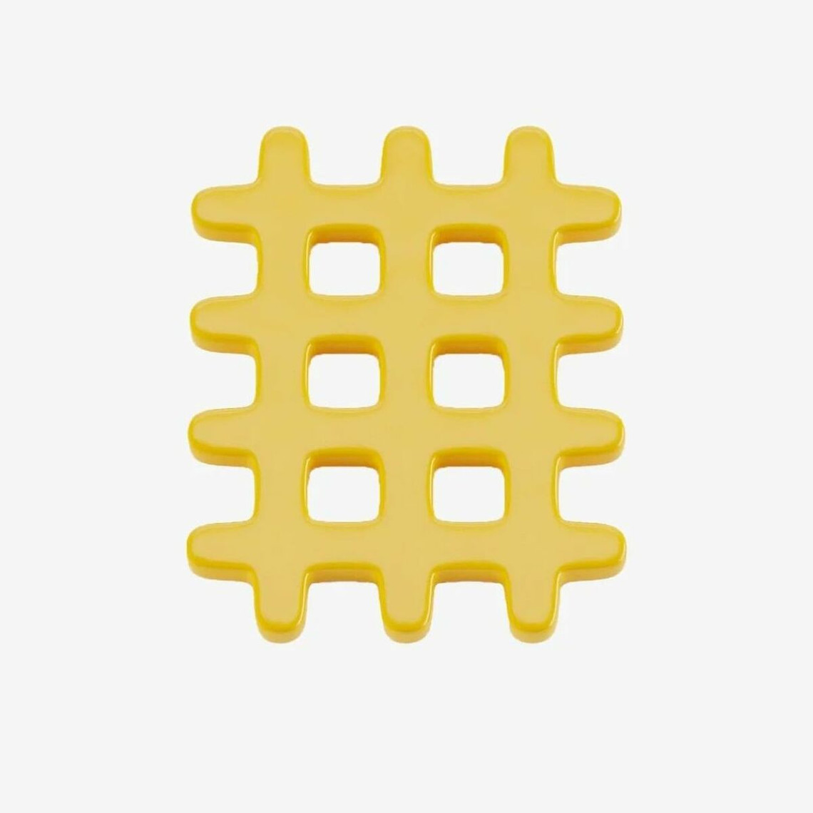 dessous de plat en céramique orsay grid jaune