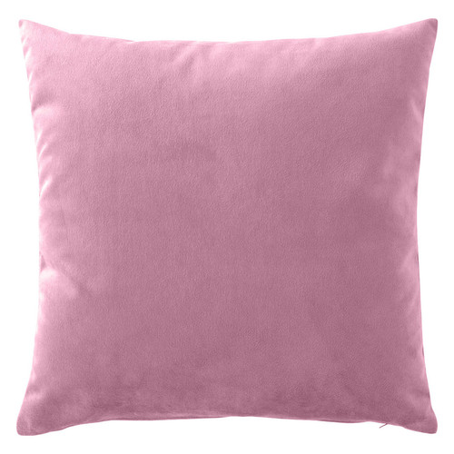 3S. x Collection (Nos Imprimés) - Housse de coussin lin lavé - rose - Promos Déco textile