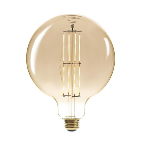 3S. x Home - Ampoule LED globe  E27 Ambrée 4W - Ampoules