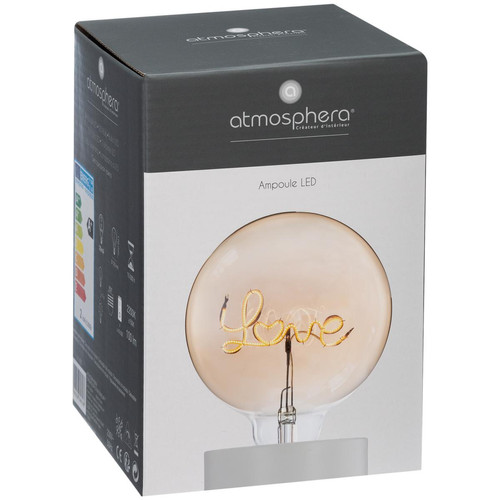 Ampoule LED mot "Love" ambrée E27 3S. x Home