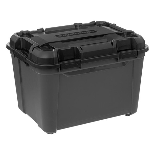 3S. x Home - Boîte en plastique noir - Dressing Et Rangement Design