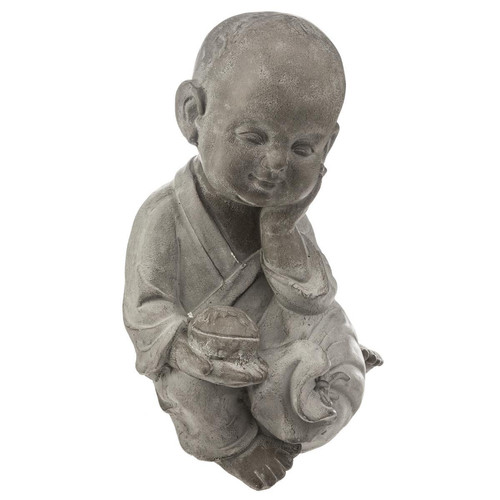 Statue bouddha assis enfant  Argent 3S. x Home Meuble & Déco