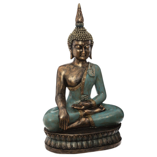 3S. x Home - Bouddha Assis Résine - Statue Et Figurine Design