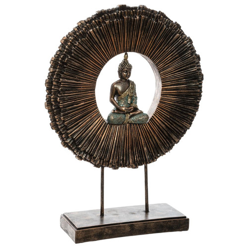 3S. x Home - Bouddha Résine Support - Collection ethnique meuble deco
