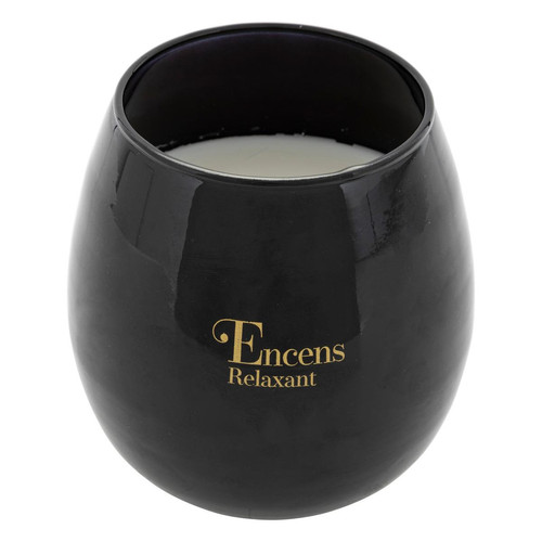 3S. x Home - Bougie parfumée "Arlo" 400g encens relaxant en verre Noir - Bougies et parfums d'intérieur