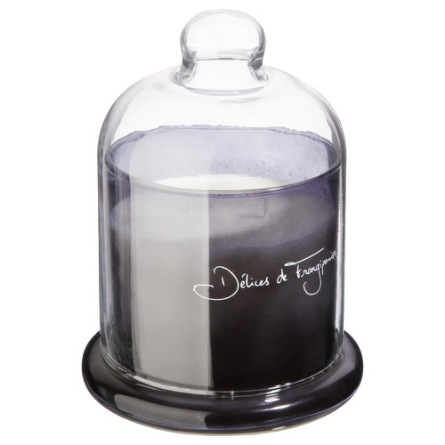 3S. x Home - Bougie parfumée sous cloche en verre "délices de frangipanier" - La Déco Design