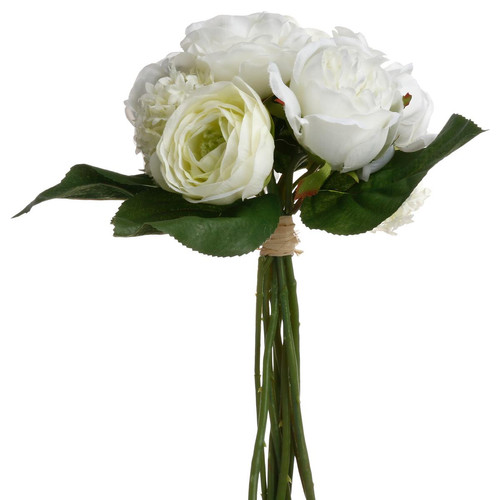 3S. x Home - Bouquet de fleurs blanches H30 - Meuble Et Déco Design