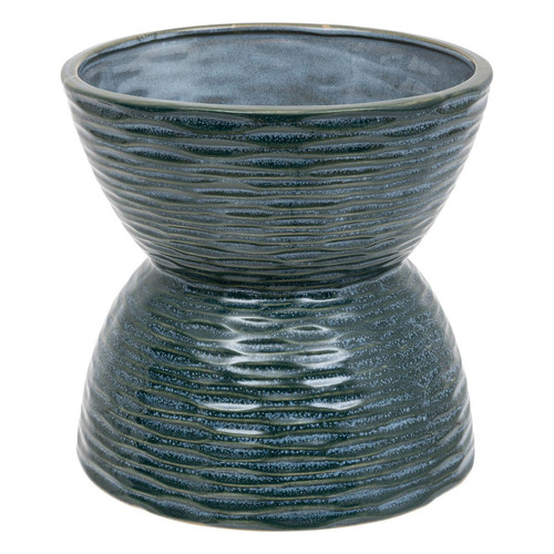 3S. x Home - Cachepot en Céramique bleu  - Pots de fleurs, jardinières