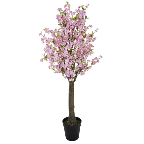 3S. x Home - Cerisier Rose H. 200 Cm - Plante artificielle