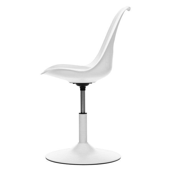 Chaise ajustable "Aiko" blanc en polypropylène 3S. x Home