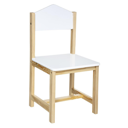 3S. x Home - Chaise maison blanc - Chaise, fauteuil enfant