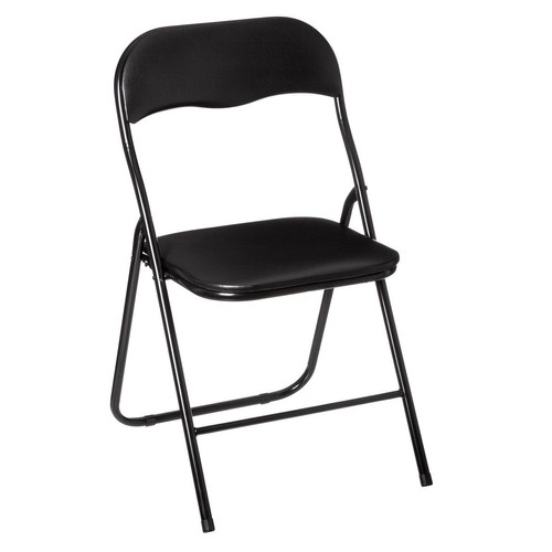 3S. x Home - Chaise pliante noir  - Chaise Et Tabouret Et Banc Design