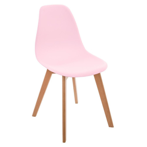 3S. x Home - Chaise rose en polypropylène - Sélection meuble & déco Scandinave