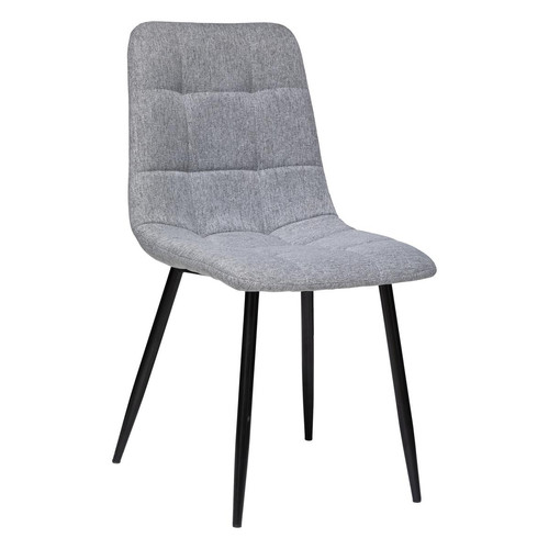 3S. x Home - Chaise "Sirac" gris souris - Chaise Design