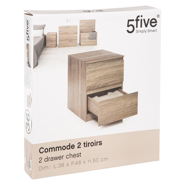 Commode 2 Tiroirs 3S. x Home