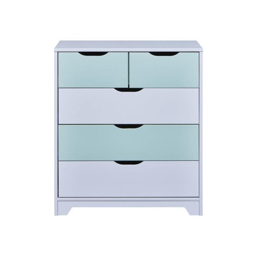 3S. x Home - Commode 5 tiroirs Bois Massif  - Commode Design