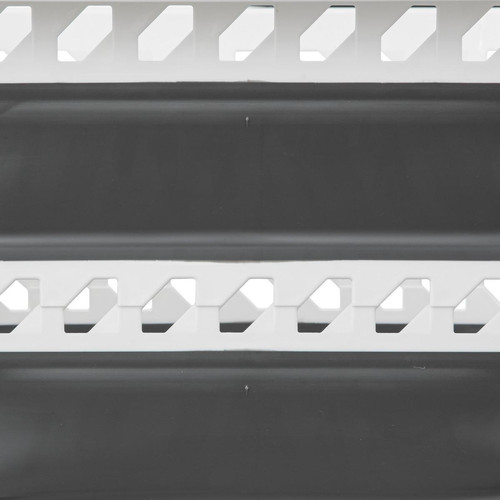 Corbeille à linge pliable 40L  gris et blanc Noir 3S. x Home Meuble & Déco