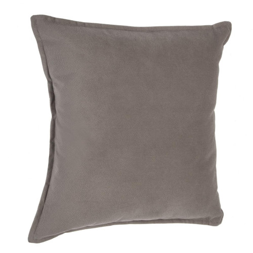3S. x Home - Coussin "Lilou" taupe 45x45cm - Coussins Design
