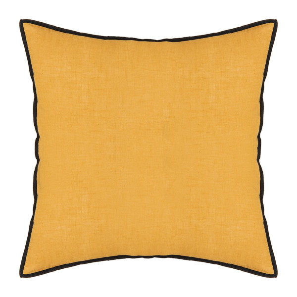 Coussin "Linah", coton, jaune ocre, 45x45 cm Jaune 3S. x Home Linge de maison