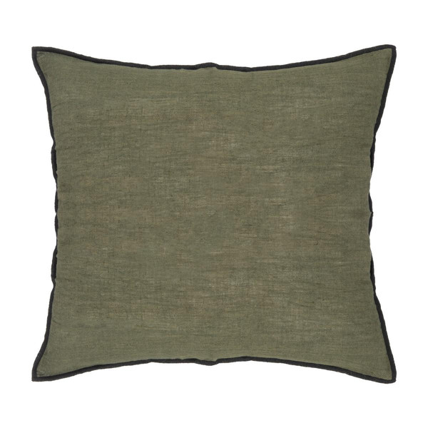 Coussin "Linah", coton, vert kaki, 45x45 cm Vert 3S. x Home Linge de maison