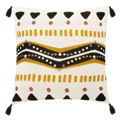 3S. x Home - Coussin "Tribal" jacquard - Coussins Design