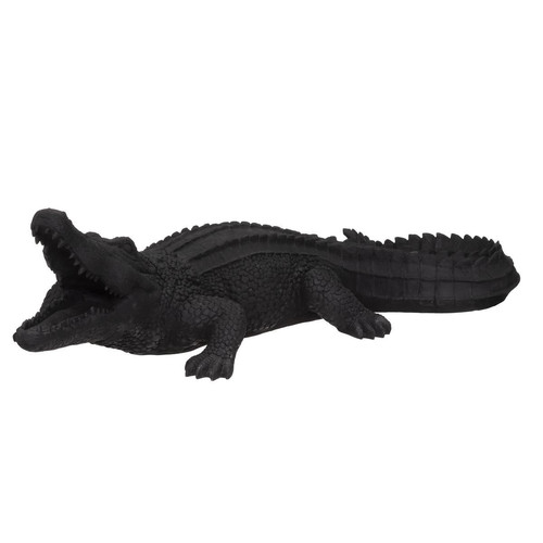 Crocodile Resine 100 X 41 X 30 Noir 3S. x Home Meuble & Déco