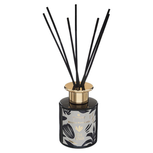3S. x Home - Diffuseur de parfum "Plum" 150ml fève tonka en verre  - La Déco Design