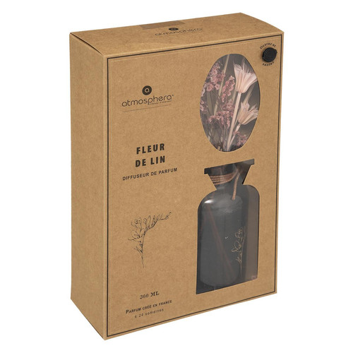 3S. x Home - Diffuseur FL "Mula" lin 300 ml en verre marronvoir - Objets Déco Design