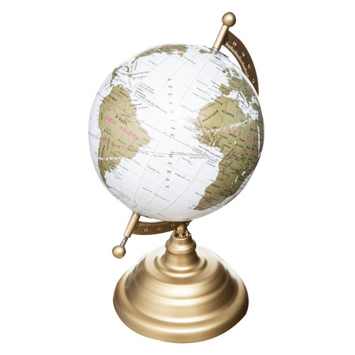 3S. x Home - Globe avec base H29cm en métal doré - Objets Déco Design