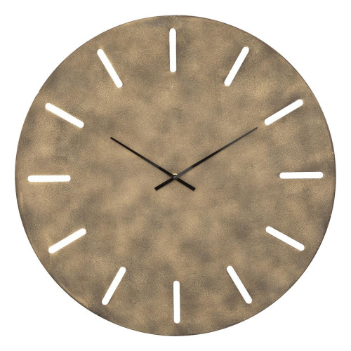 3S. x Home - Horloge "Inacio", métal, bronze, D55 cm - Horloges Design
